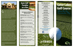 Gator Lakes Golf Course - Hurlburt Field Force Support Squadron