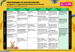 Inclusive holiday clubs