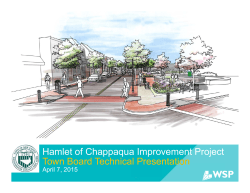 Hamlet of Chappaqua Improvement Project