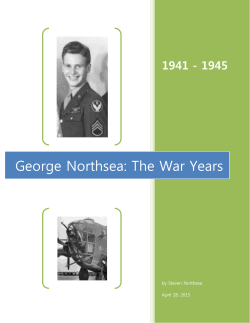 George Northsea: The War Years