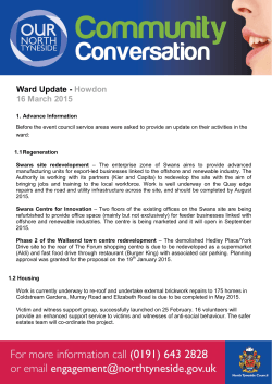 Howdon Community Conversation Notes 16 March 2015