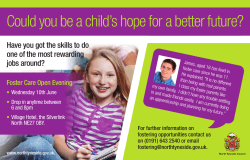 Could you be a child`s hope for a better future?