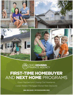 FIRST-TIME HOMEBUYER AND NEXT HOME