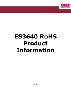 ES3640 RoHS Product Information