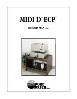 #6604/Midi D ECP Manual