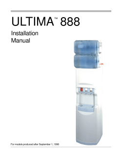 Ultima 888 Manual