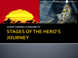 stages of the hero`s journey