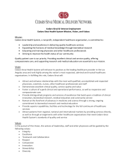 Cedars-Sinai Medical Network has position openings and is