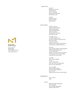 Naadiya Mills May 2015 Bachelors of Fine Arts Graphic Design