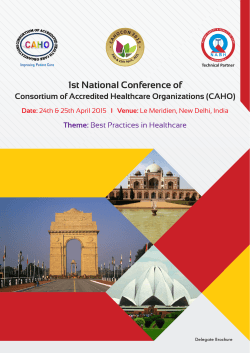 CAHO - National Accreditation Board for Hospitals & Healthcare