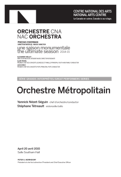 Orchestre MÃ©tropolitain