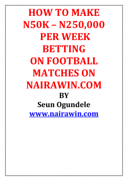 n250,000 per week betting on football matches on nairawin.com