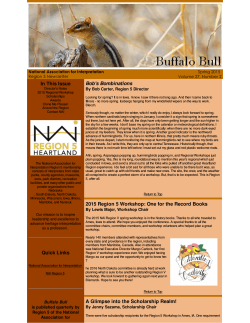 Buffalo Bull Spring 2015