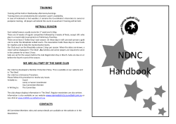 Nairne Districts Netball Club Handbook