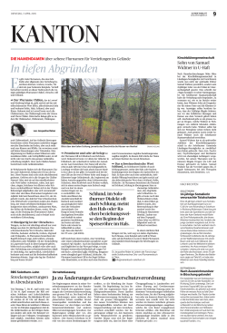 Oltner Tagblatt, vom: Dienstag, 7. April 2015
