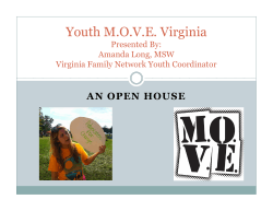 Youth MOVE Virginia: Open House