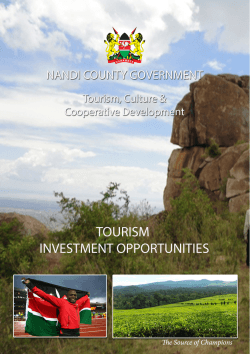 1 The Source of Champions - Nandi County Investment Conference