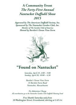 âFound on Nantucketâ - Nantucket Garden Club, Inc.
