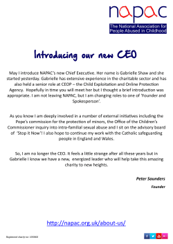 Introducing our new CEO