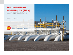 Shell Midstream Partners - National Association of Publicly Traded