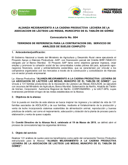 Documento TÃ©rminos de referencia para la contrataciÃ³n del servicio