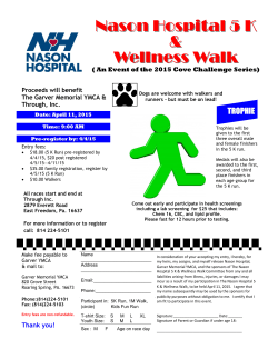 Nason Hospital 5 K & Wellness Walk