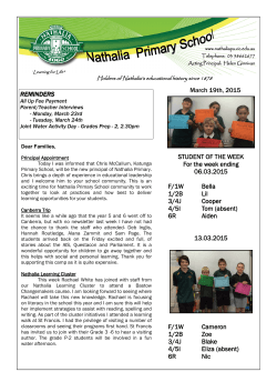 Newsletter Mar 19 - Nathalia Primary School