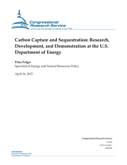 Carbon Capture and Sequestration - National Agricultural Law Center