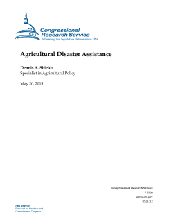 Agricultural Disaster Assistance - National Agricultural Law Center
