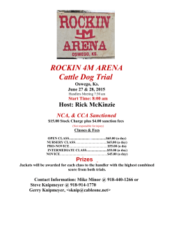 ROCKIN 4M ARENA Cattle Dog Trial