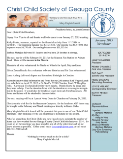Christ Child Society of Geauga County