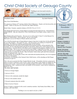 Christ Child Society of Geauga County