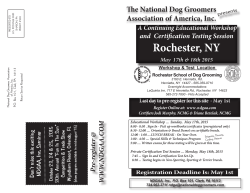Rochester, NY Rochester, NY - National Dog Groomers Association
