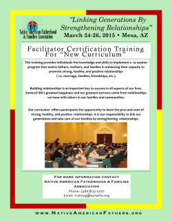 Linking Generations By Strengthening Relationships