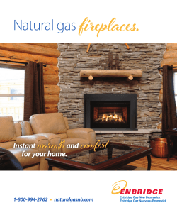 Natural gas fireplaces. - Enbridge Gas New Brunswick
