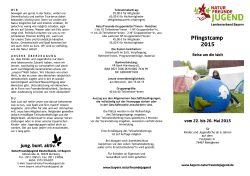 Einladung Pfingstcamp 2015