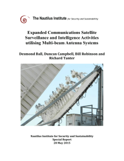 Expanded Communications Satellite Surveillance and Intelligence