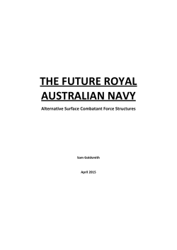 RAN SURFACE FLEET A - Australian Naval Institute