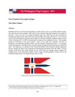 Four Forgotten Norwegian Ensigns