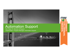 Automation Support