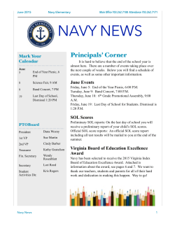 June Navy News - Navy Elementary PTO