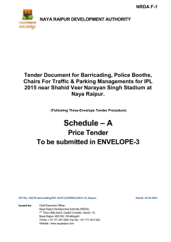 SECTOR 30, Integrated Infrastructure Development, Naya Raipur