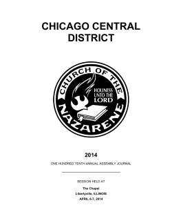 Chicago Central District Journal 2014