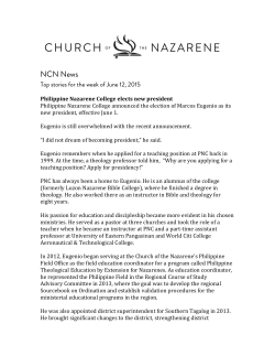 NCN News - Church of the Nazarene