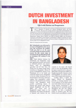 GH INUESTMENT ANGLADES}I - Netherlands Bangladesh