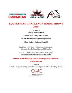 equestrian challenge horse shows 2015