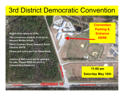 3rd District Democratic Convention