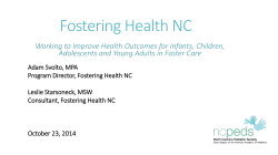 Fostering Health NCâSSI Presentation 10-23-14