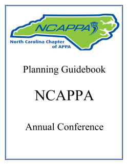 NCAPPA Planning Guide