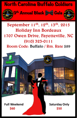 information - Buffalo Soldiers Motorcycle Club of North Carolina